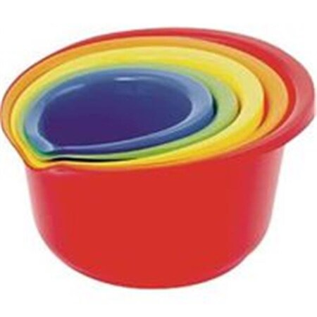 Chef Craft 21663 Plastic Bowl Set - 5 Piece
